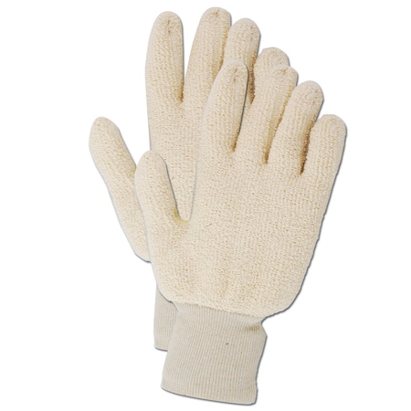 Magid TerryMaster Jumbo Standard Weight Terrycloth Gloves, 12PK PT946RJCOT